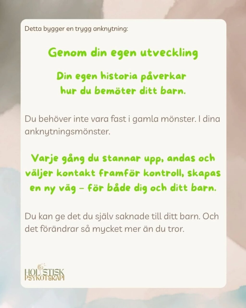 Instagram post from holistisk_psykoterapi. This post is in position 4.